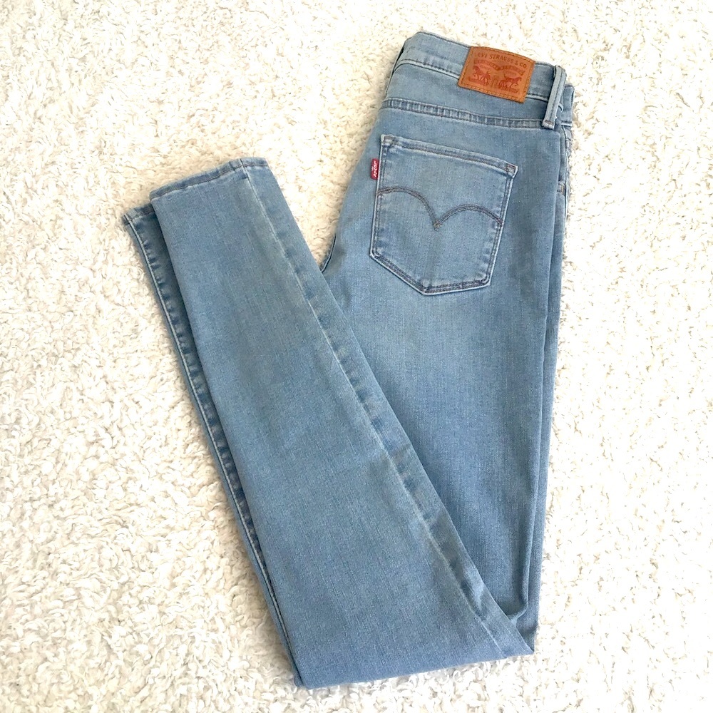 Levi’s 720 high rise super skinny stretch jeans